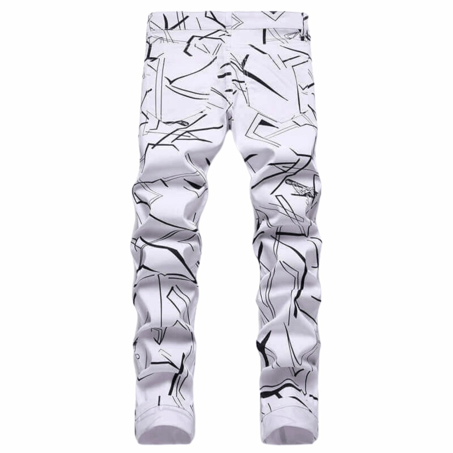 Men's Slim-fit Premium Denim Jeans – White Wash