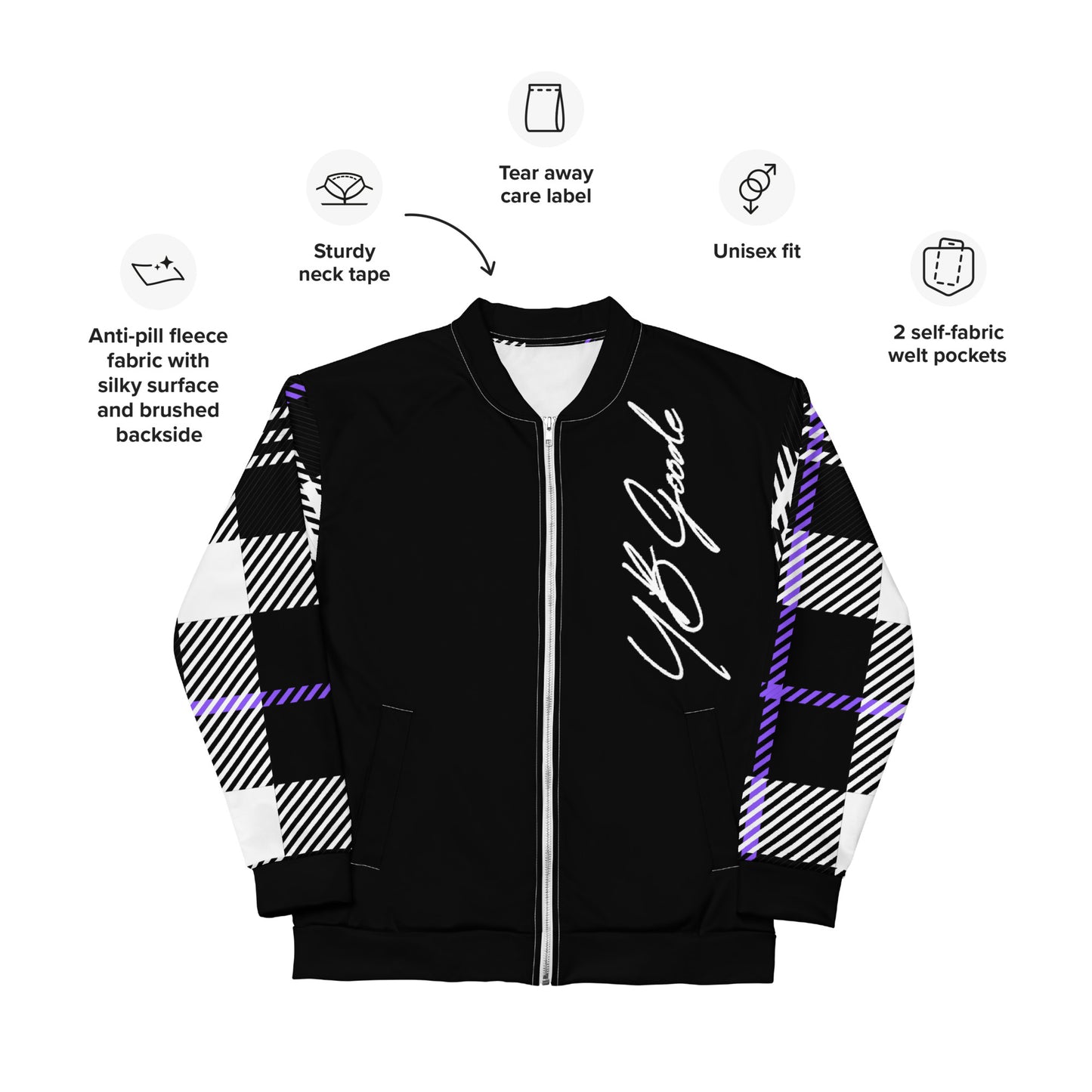 YB Goode SS12 Bomber Jacket - Vibrant All-Over Print