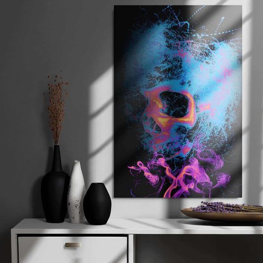 YB Goode Glitch Metal Print