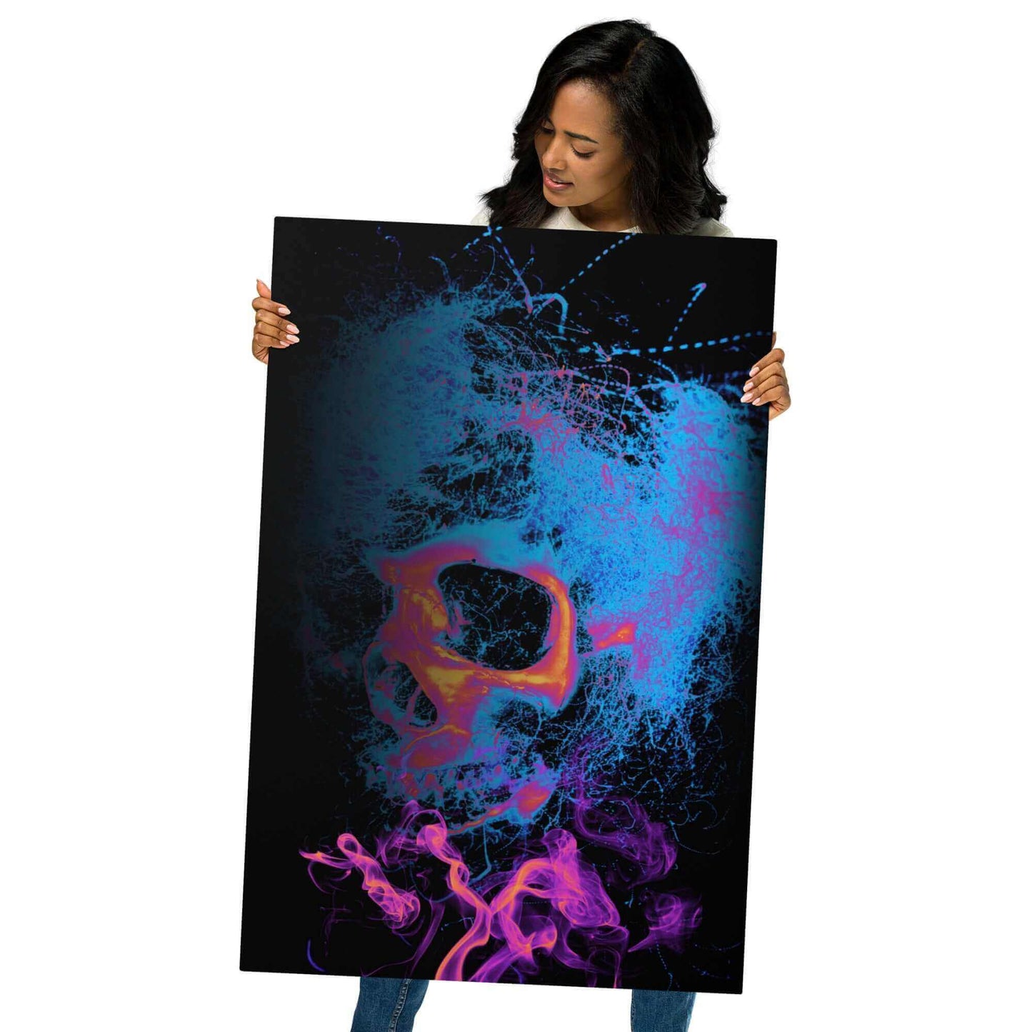 YB Goode Glitch Metal Print