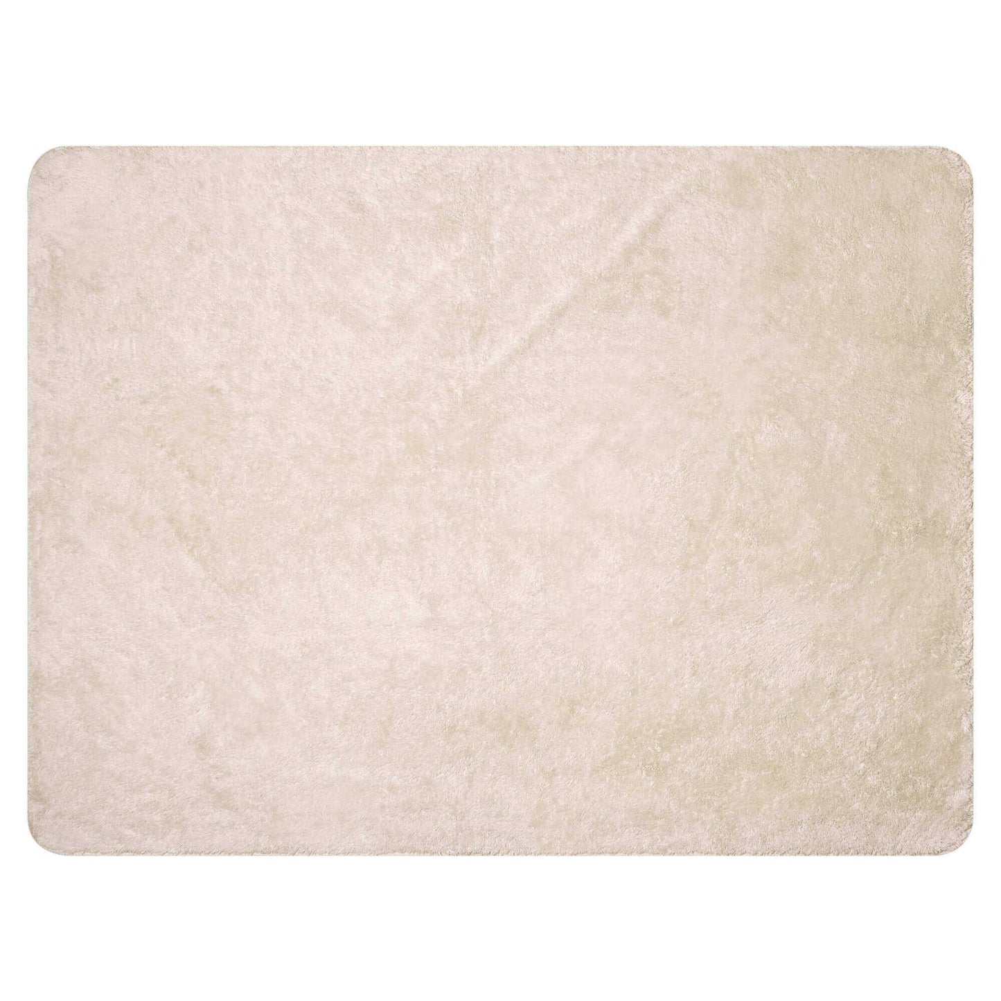 NO SHORTS CO. Sherpa Blanket in soft beige color, made with 100% polyester, ideal for cozy comfort.