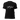 Black t-shirt from Signature Series with stylish white cursive text logo on the front.