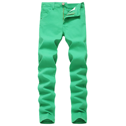 Men's Straight-Leg Premium Denim Jeans – 4 Color Options