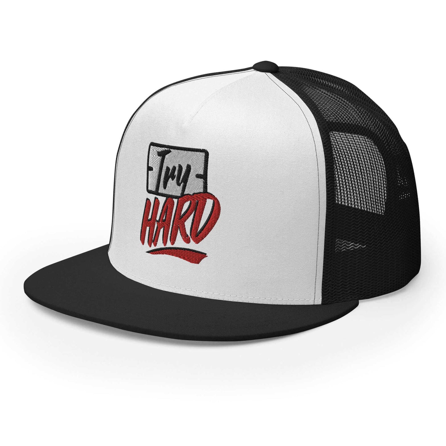 NO SHORTS Try Hard Trucker Cap