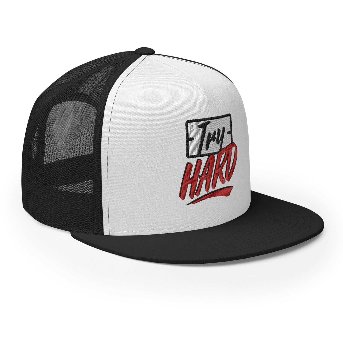 NO SHORTS Try Hard Trucker Cap