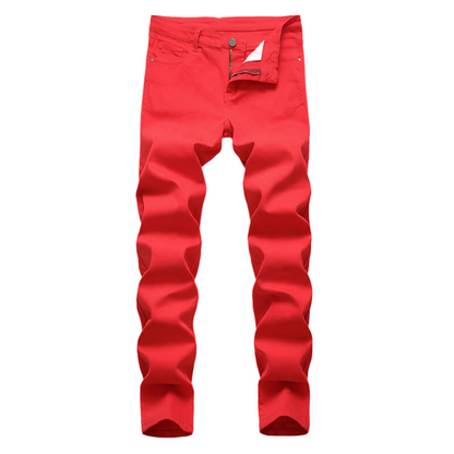 Men's Straight-Leg Premium Denim Jeans – 4 Color Options