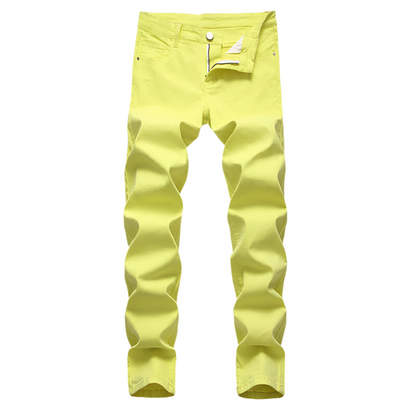 Men's Straight-Leg Premium Denim Jeans – 4 Color Options
