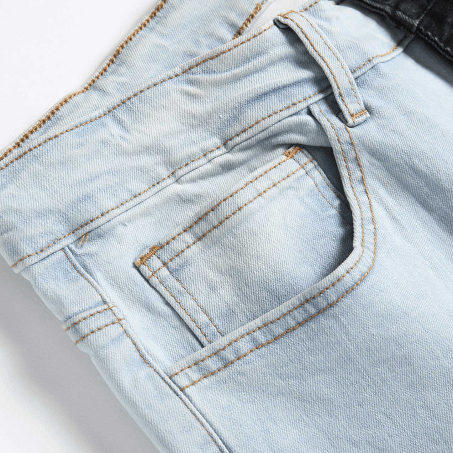 Men's Slim-Fit Stretch Denim Jeans – Dark Wash