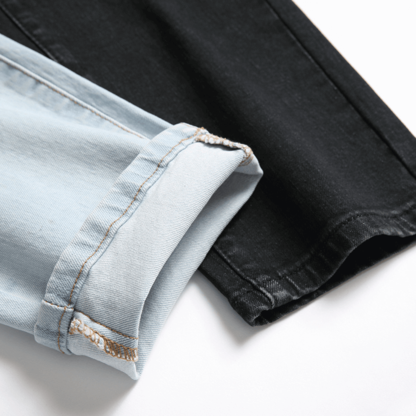 Men's Slim-Fit Stretch Denim Jeans – Dark Wash