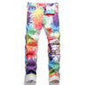 Colorful Slim-fit Men's Jeans