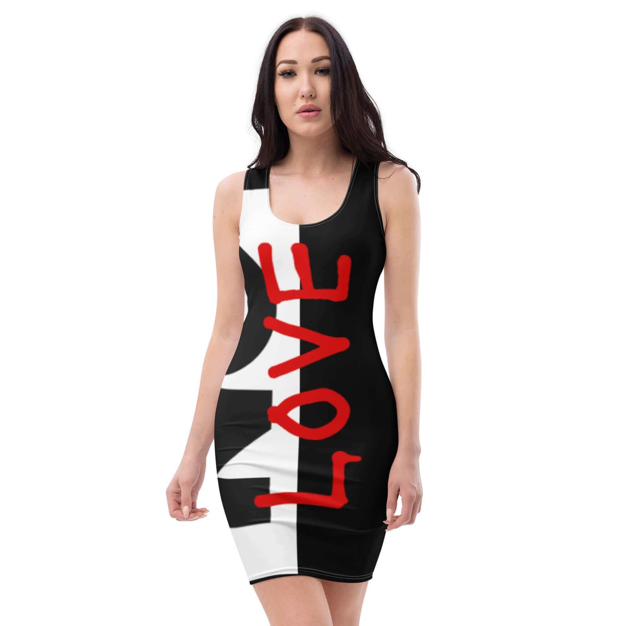 YB Goode NO LOVE Bodycon Dress