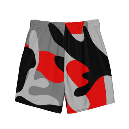 YB Goode Red Camo Swim Trunks