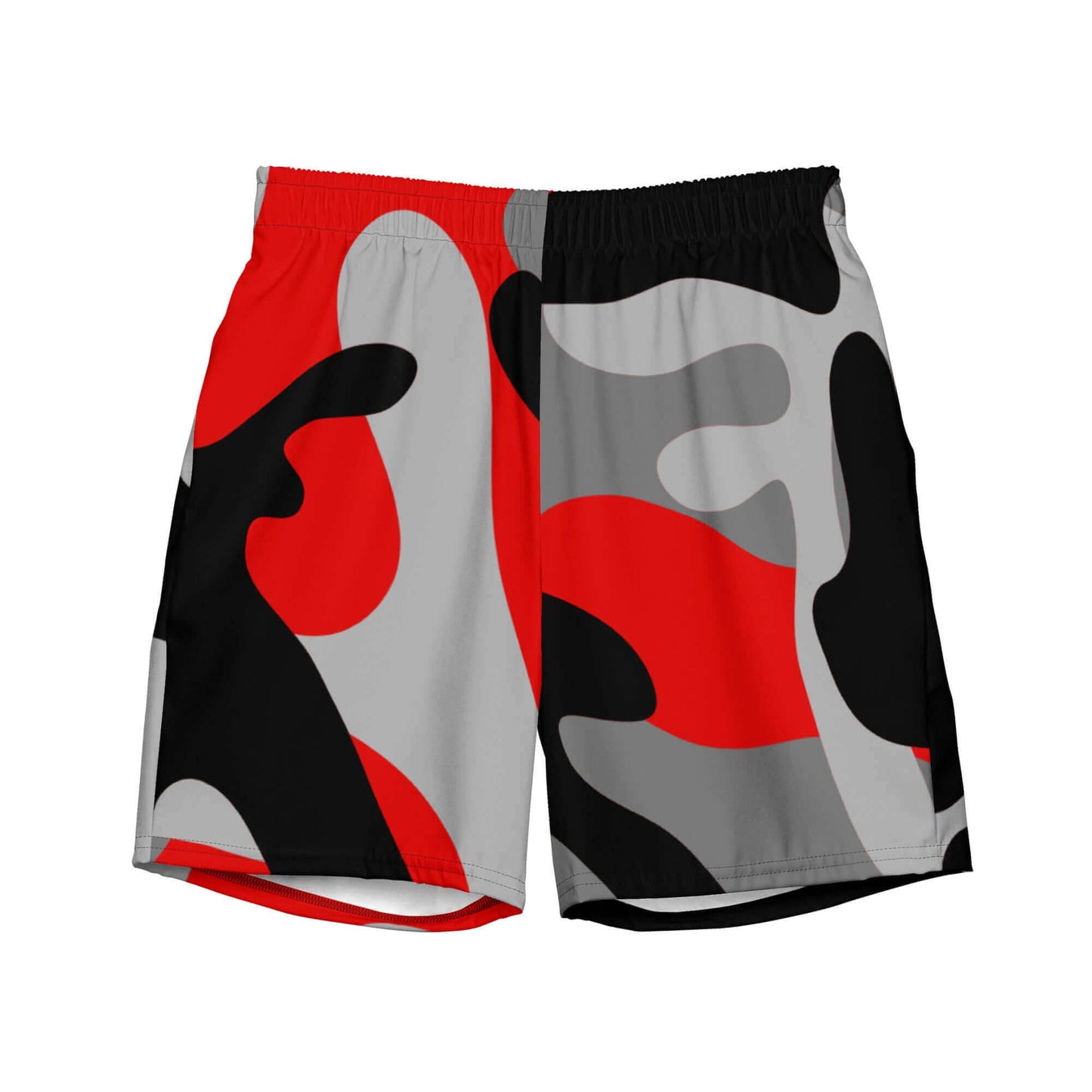 YB Goode Red Camo Swim Trunks