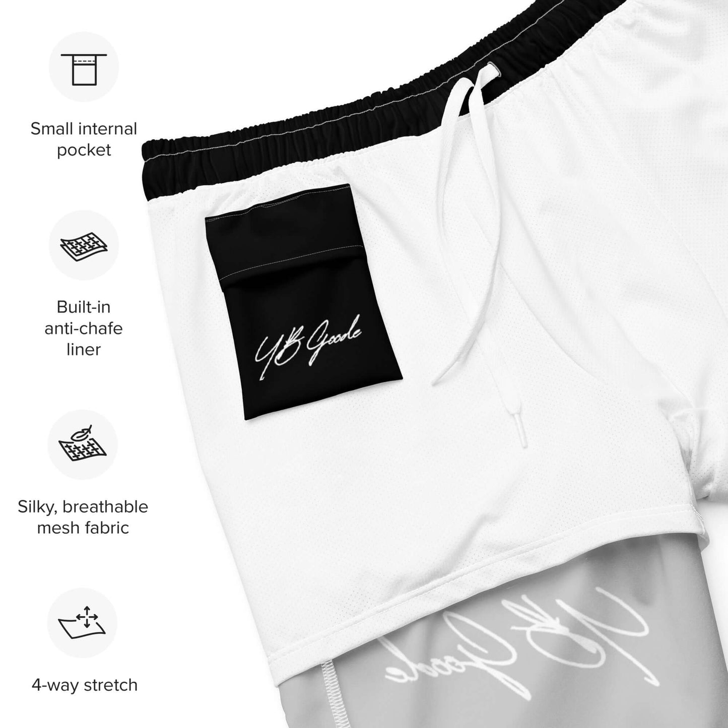 YB Goode Signature Swim Trunks (Black)