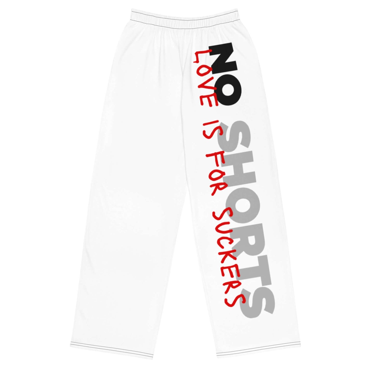 NO SHORTS Super-relaxed Pants (White)