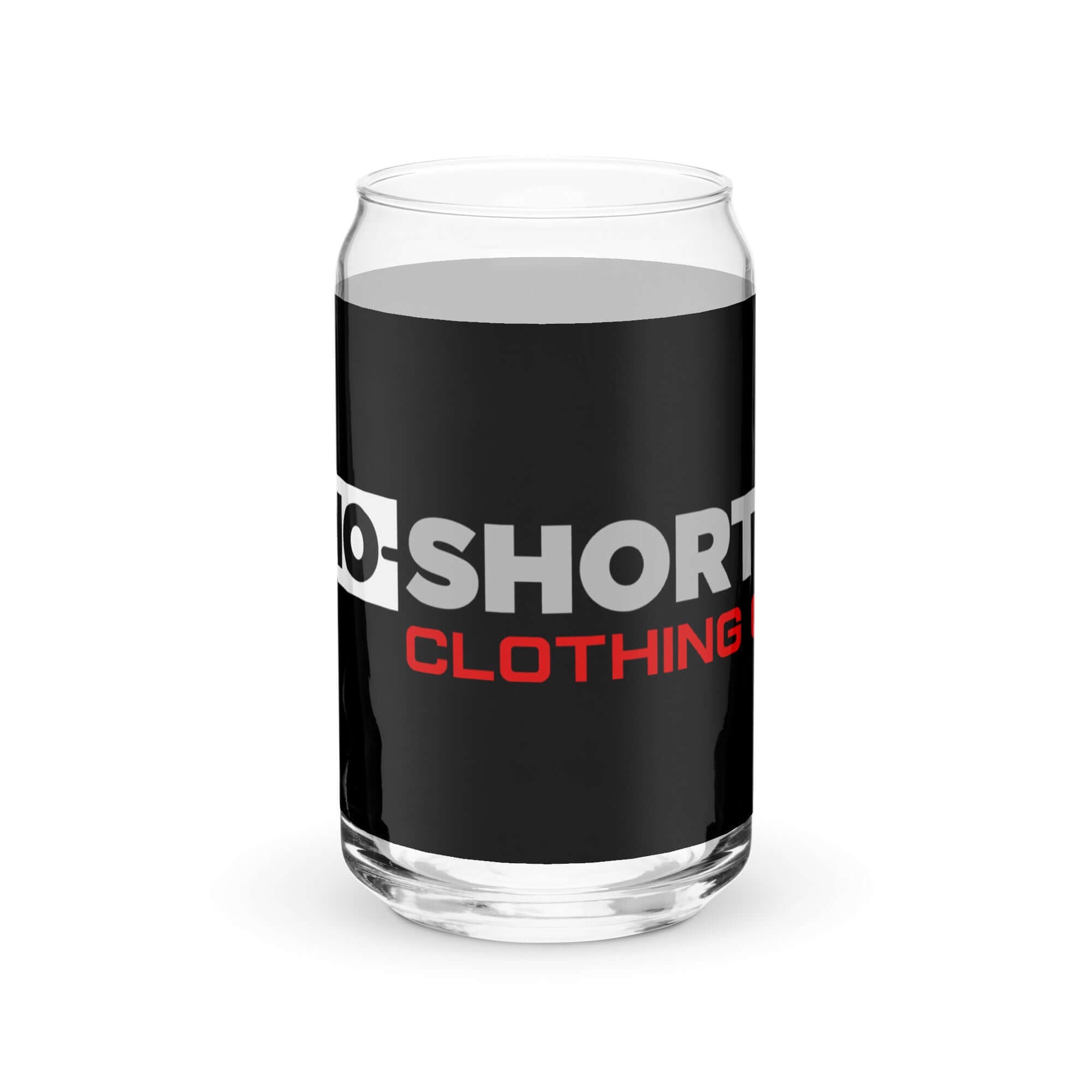 NO SHORTS Can-shaped Glass