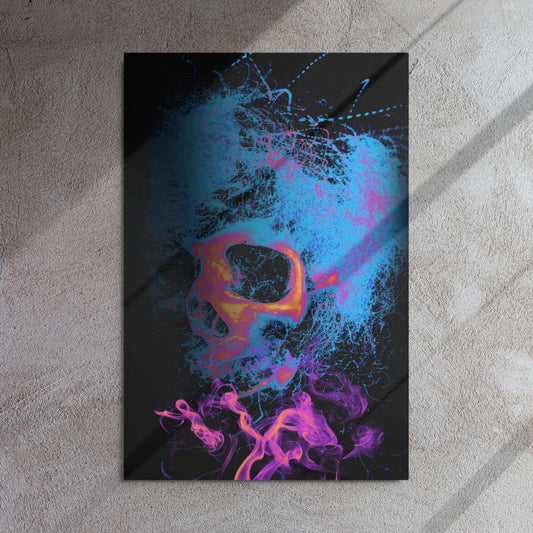 YB Goode Glitch Metal Print