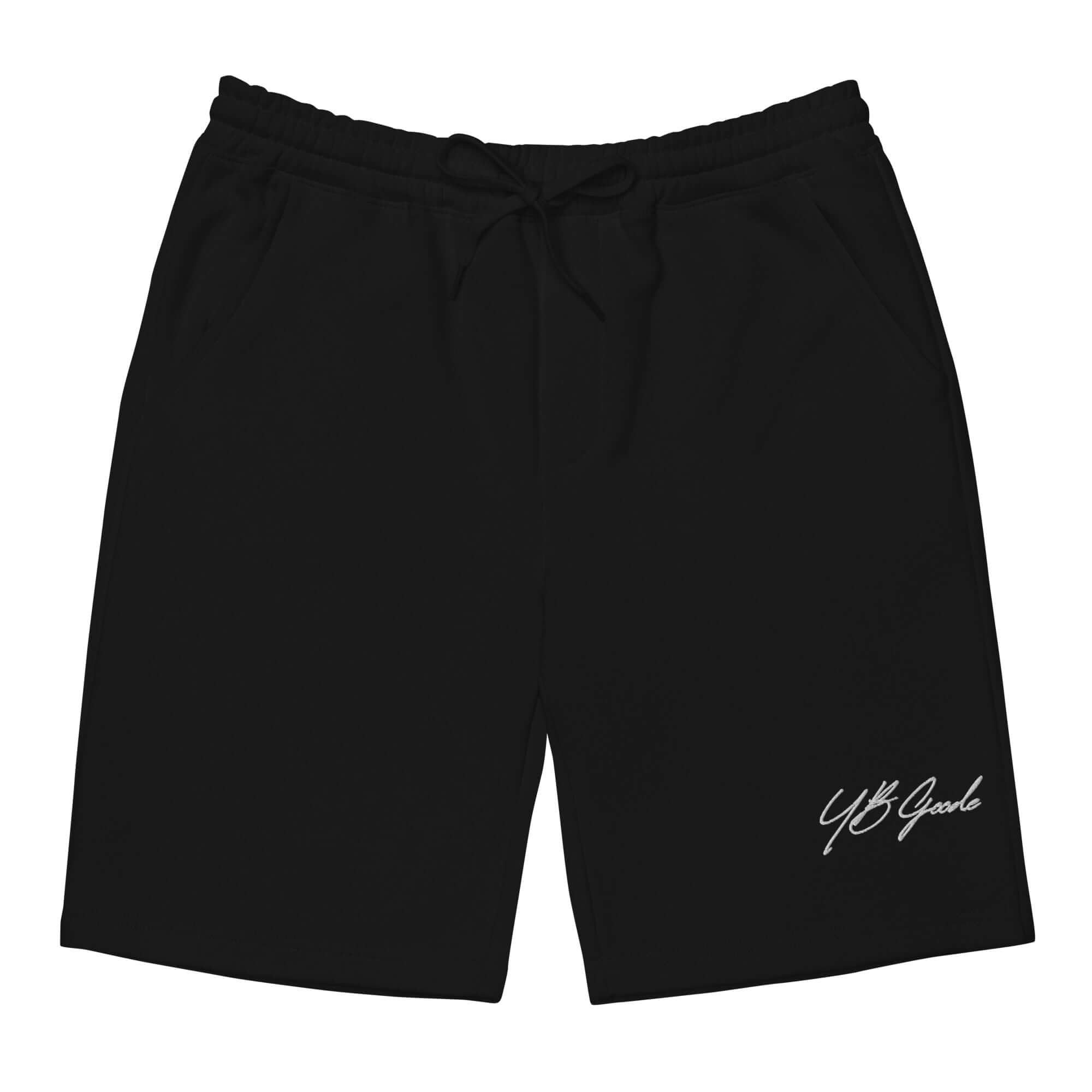 YB Goode Signature fleece shorts (black)