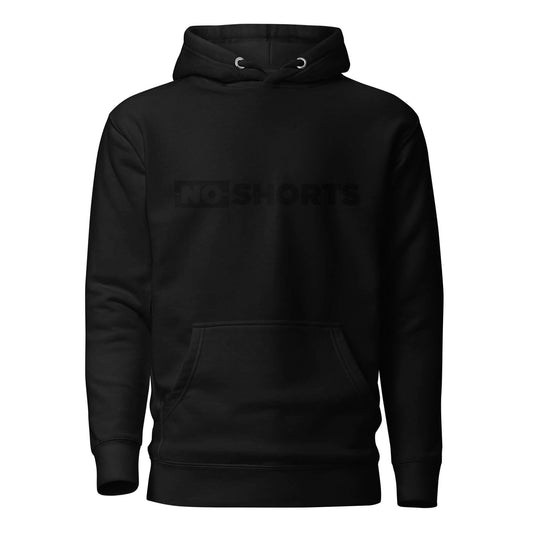 NO SHORTS Logo Hoodie (Blk/Blk)