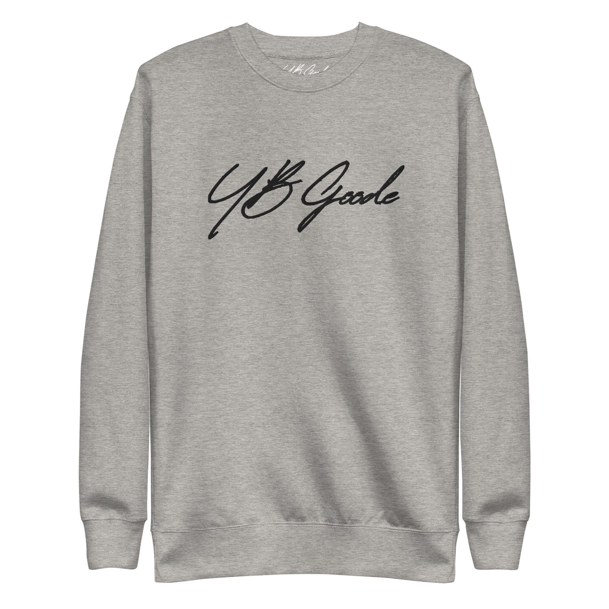 YB Goode Embroidered Signature Sweatshirt (grey)