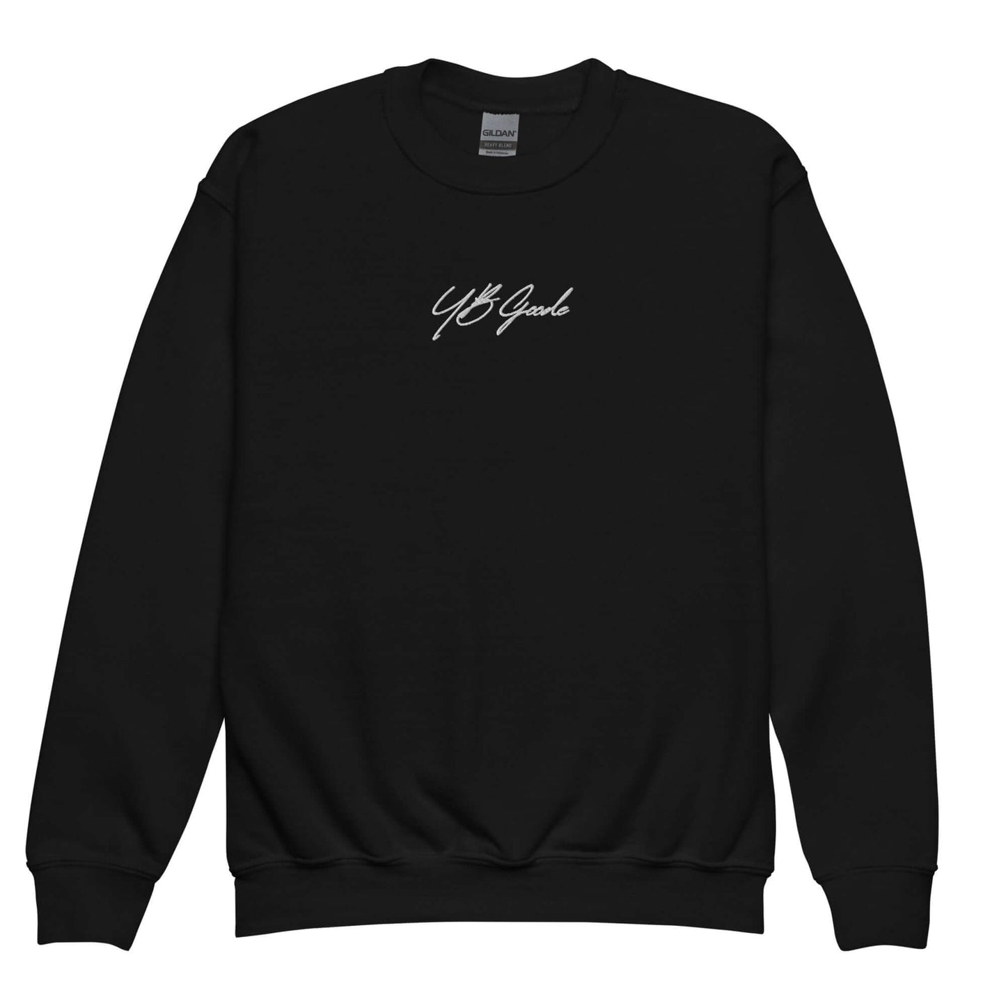 YB Goode Embroidered Signature Youth Sweatshirt